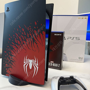 PS5 디스크 1018A + M.2 SSD 2TB + 스파이더맨 커버 + 쿨러