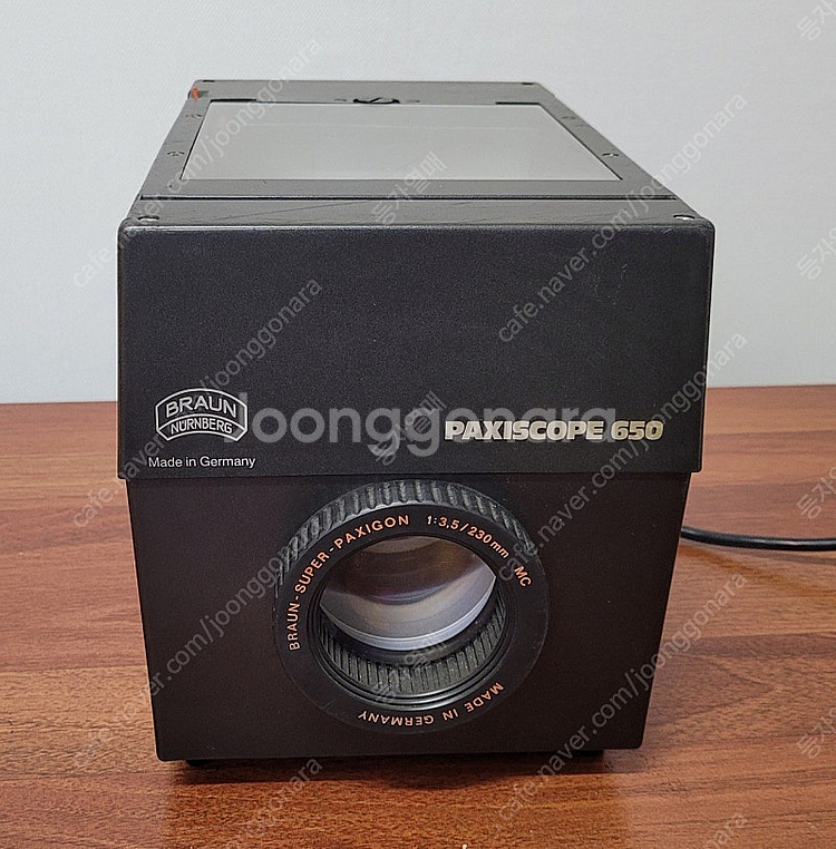 paxiscope 650 실물환등기--1