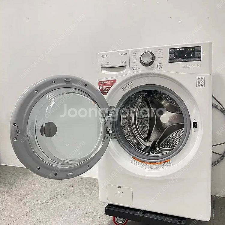 품번397 LG 14kg 중고세탁기 드럼세탁기 화이트 ...--7