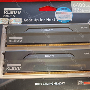 KLEVV DDR5-6400 CL32 BOLT V 서린 16GBx2 =32g 판매합니다~