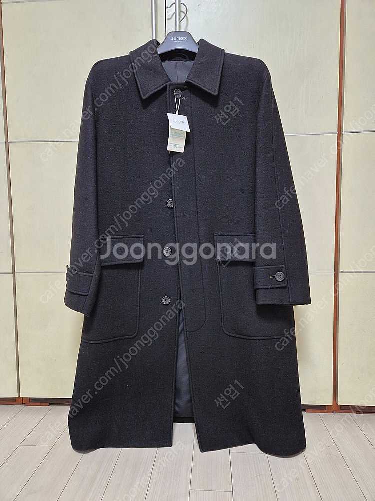 코오롱 시리즈 [S'LOW] 램스울 블렌디드 오버 코트--0