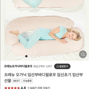 (새상품) 프레뉴 오가닉 임산부 바디필로우