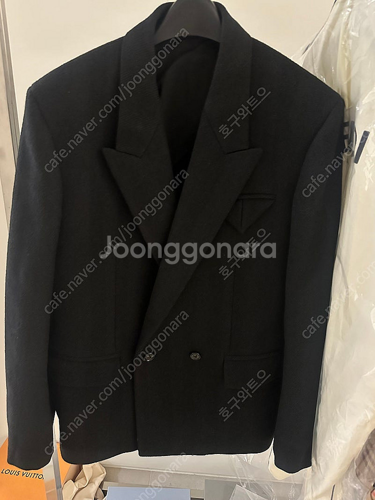 보테가 베네타 스테디 울 블레이저 블랙 52사이즈--0