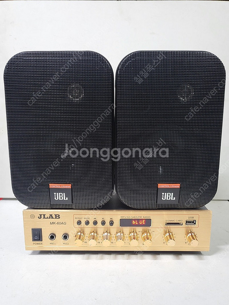 2채널 앰프 1대 + JBL 스피커 컨트롤 1 익스트림...--0