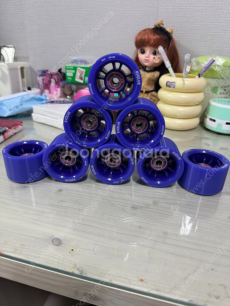롤러스케이트 본트 이볼브 92a 바퀴 팝니다--0