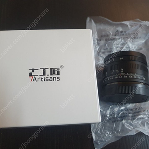 7artisans 7장인 35mm f1.4 소니 e마운트 크롭 수동 렌즈