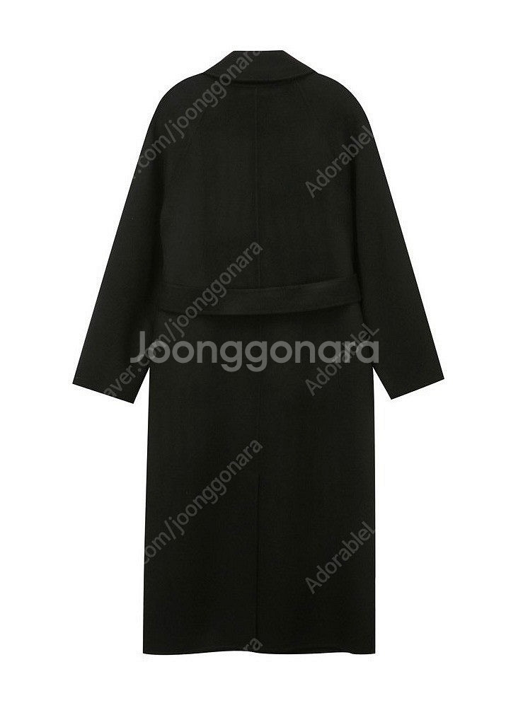 jsny 질스튜어트뉴욕 캐시미어 핸드메이드 코트 블랙--1