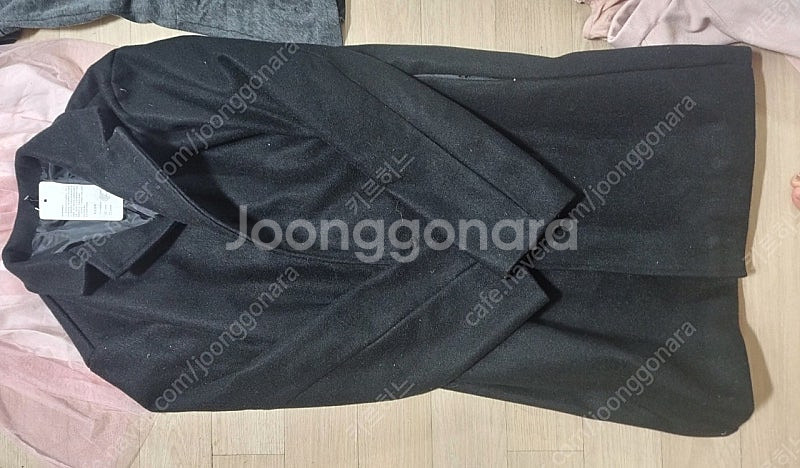 남성 105사이즈 적합 모직코트와 레자잠바--1