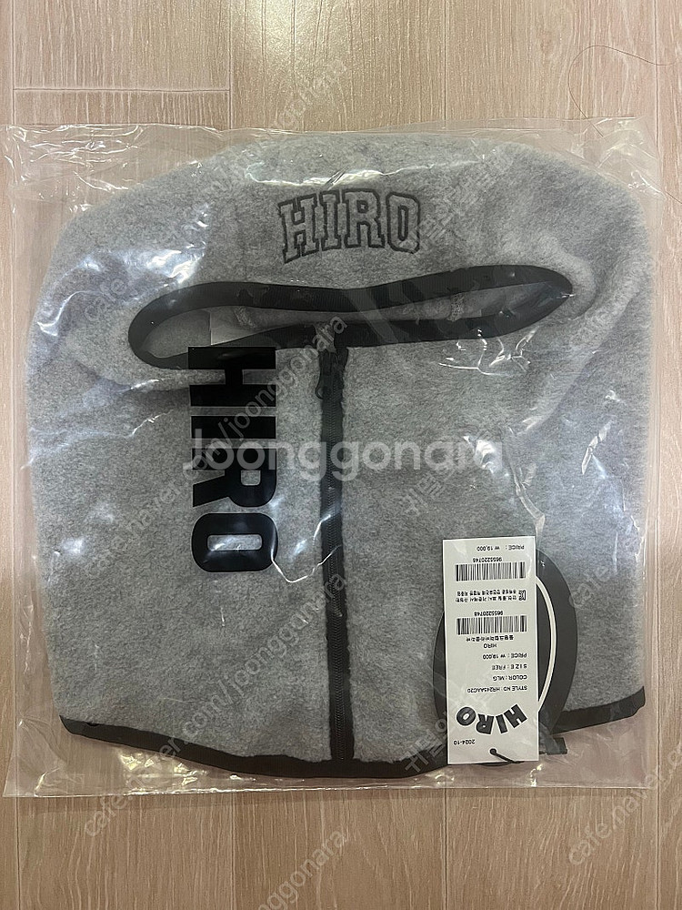 Hiro히로 블랭크 바라클라바(블랙,그레이), 머플러(...--4