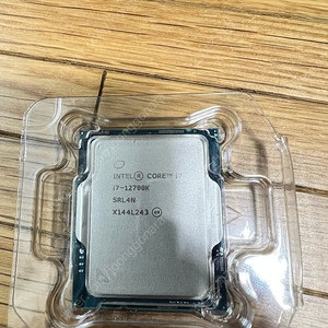 12700k 정품팝니다