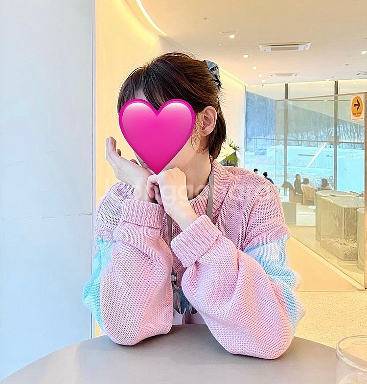 GCDS 핑크 니트--0