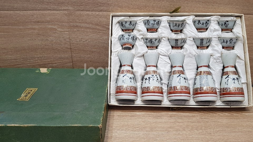 일본 술병 술잔 도꾸리세트 사케잔 이자카야 오마카세 주...--5