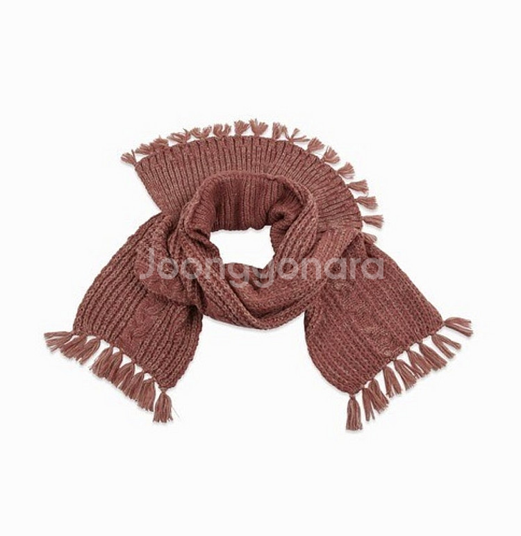 미착용 변형 니트 수술 머플러 써스데이아일랜드--9