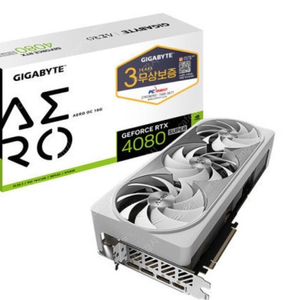 GIGABYTE 기가바이트 지포스 RTX 4080 SUPER AERO OC D6X 16GB 미개봉 새제품 팝니다.