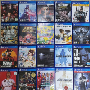 PS4 위쳐3 고티, 디아블로3, 배틀필드5, 피파, 위닝, 용과같이7, GTA5, 레드 데드 리뎀션2, 프로야구 스피릿츠 2019 등 판매해요