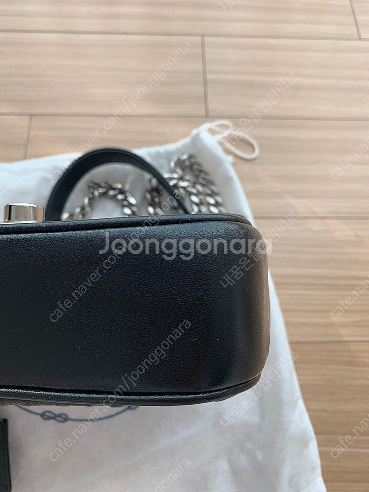 프라다 고프레 페드락 체인백 블랙 1BD139--4