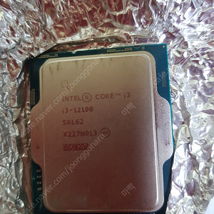 i3 12100 cpu 단품입니다