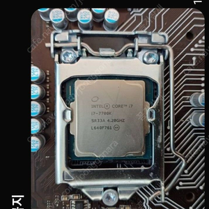 i7-7700K 보드 DDR4 4G x 4 =16G 택포