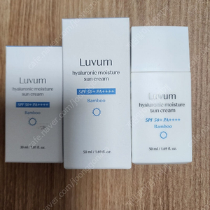 러븀 대나무 수분선크림 30ml, 50ml