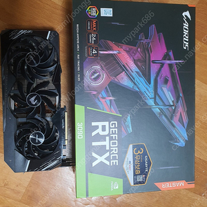 기가 RTX3090 AORUS MASTER 24GB