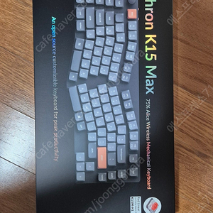 키크론 K15 PRO MAX 2.4G RGB 핫스왑 슬림 무선 기계식 키보드