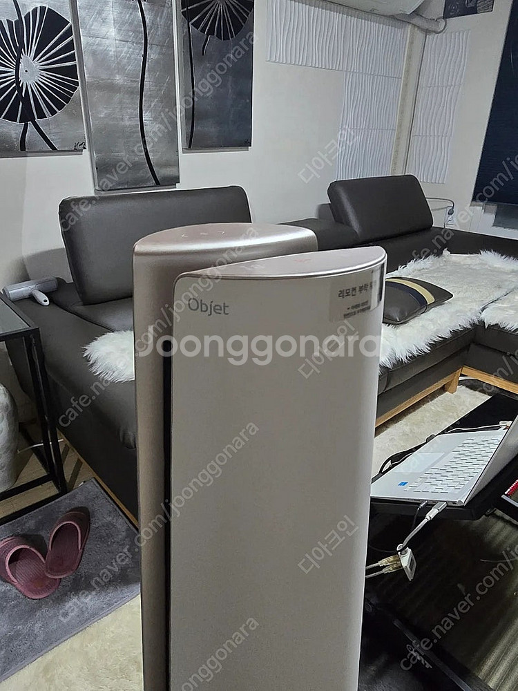 LG퓨리케어 오브제(Objet) 에어로타워 공기청정기.--4
