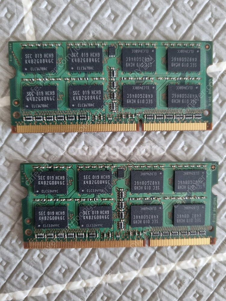 삼성 노트북용 RAM DDR3 4G2개 팝니다--1