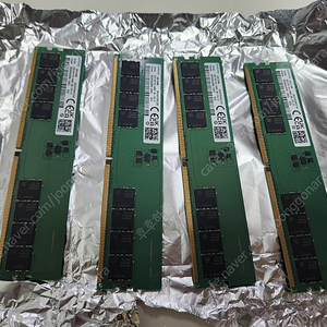 삼성전자 DDR5-4800 램 32기가 2장 팝니다