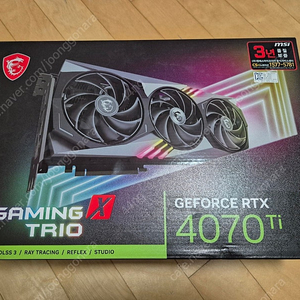 Msi Geoforce RTX 4070ti Gaming X Trio