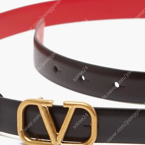 발렌티노 V로고 양면벨트 85 (상자째 새제품) Valentino Garavani VLOGO reversible leather belt