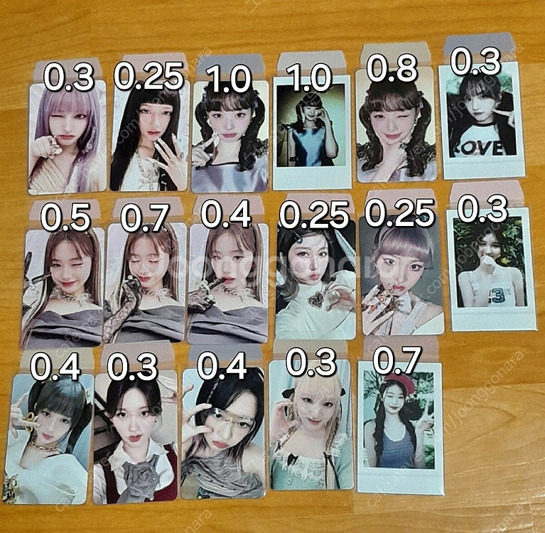 아이브 포카 포토카드 일괄 6.0판매 (개별구매도 가능...--0