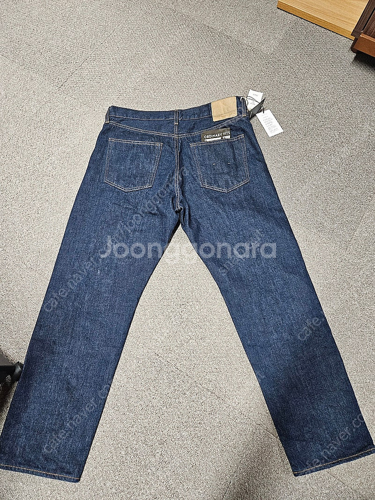 오디너리핏츠 5포켓 앵클 팬츠 인디고 새제품 팝니다 (...--3