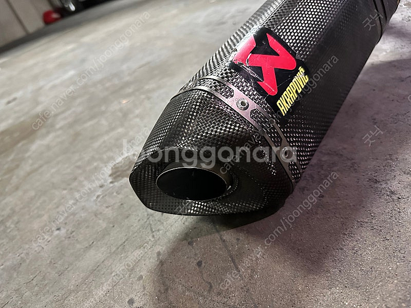 아크라포빅 머플러 cbr125--2