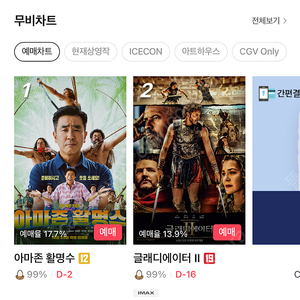 CGV 2인 18000원(1인 9500원)