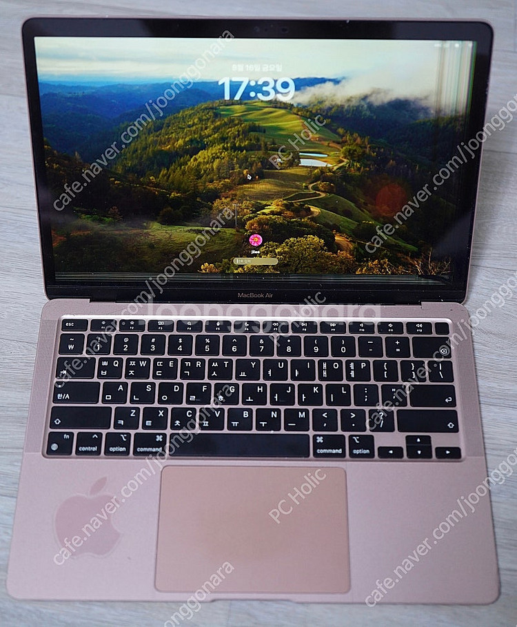 액정 파손 손상 m1 2020 Macbook air 2...--1