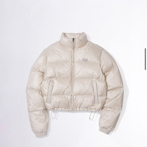 스컬프터 패딩 Cropped Puffer Down Pearl