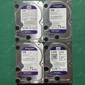 WD 퍼플 3TB 각4만 시간적음 배송포함