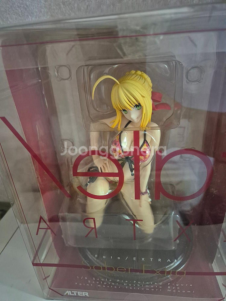 세이버 피규어 팝니다 . 페이트 타입문 레이싱 세이버, 네로 ,수영복 세이버 피규어 히로인x 피규어 등 팝니다.--6