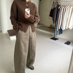 Moia 모이아 wide round pants