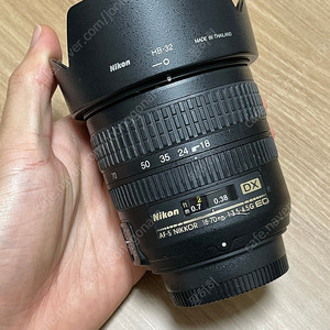 니콘 AF-S 18-70mm 아빠번들 렌즈 판매합니다.