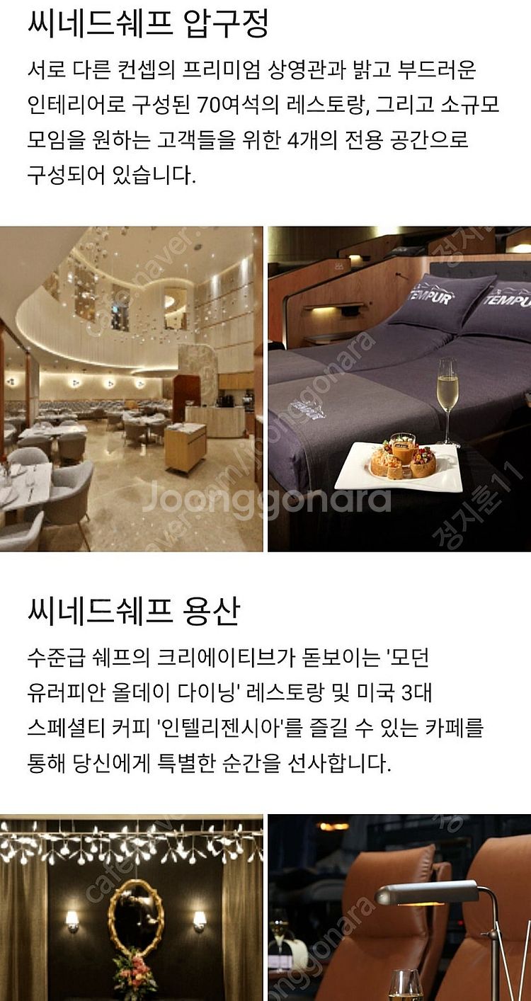 CGV 씨네 드 쉐프 특별관 2만원할인 템퍼3만 스트레...--1