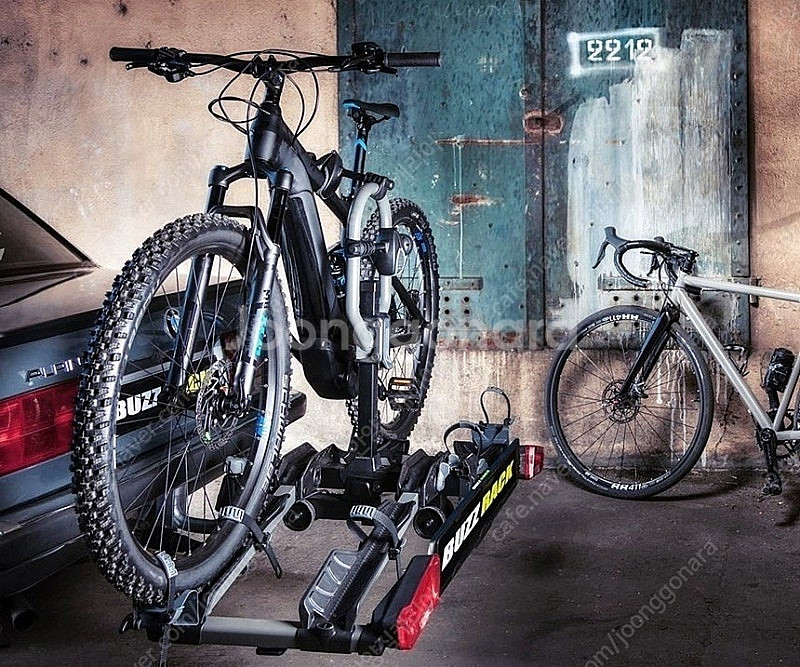 아트원 이지랙 버즈렉 파일럿2.3 후미형 견인볼,히치형 자전거캐리어 최저가 택배,수령--4