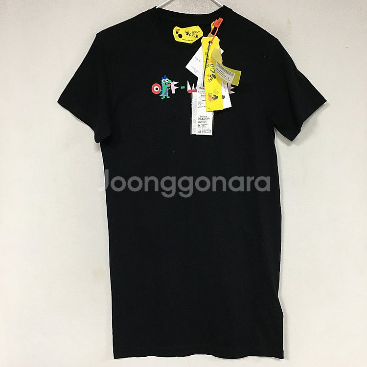 새상품 오프화이트 키즈 반팔 원피스 10Y--1