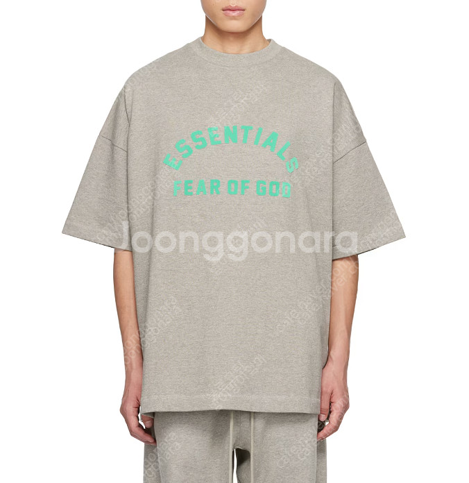 피오갓 에센셜 24ss 반팔 그레이 s--0