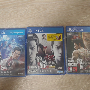 ps4 용과같이 극 제로 극2 극2는 미개봉