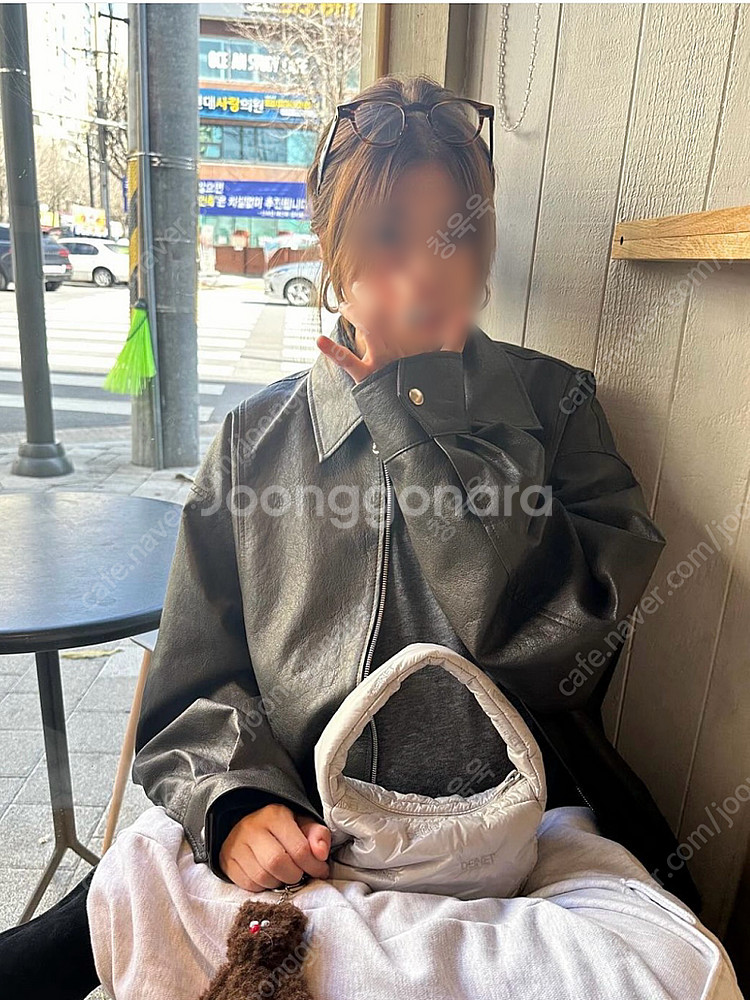 다이닛 레더 봄버자켓 2회착용, 선착순으로 판매--1