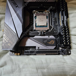 8086k뚜따 + z390 rog strix itx 커세어 c16 3600 32gb ram 팝니다