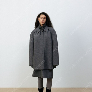 le17septembre 래글런 슬리브 핸드메이드 하프 코트 그레이 새상품 RAGLAN SLEEVE HANDMADE HALF COAT [GRAY] 르917 le917