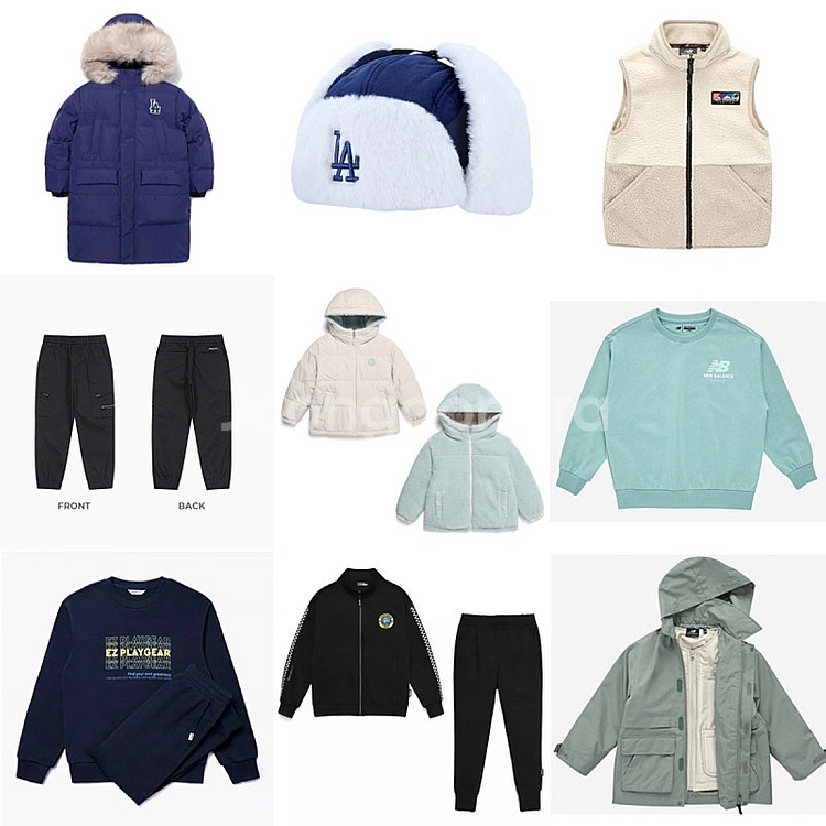 남아 (130,140,145호)MLB,뉴발란스,디스커버리,블랙야크,네파(롱패딩,방한모자,양면패딩,조끼,맨투맨,바지,...--0