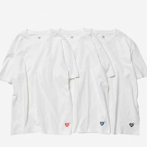 휴먼메이드 T-Shirts White (3 Pack) L사이즈